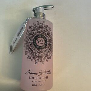 New Bottle Vivian Gray Aroma Selection Lotus & Rose Cream Soap 13.5 fl oz C38